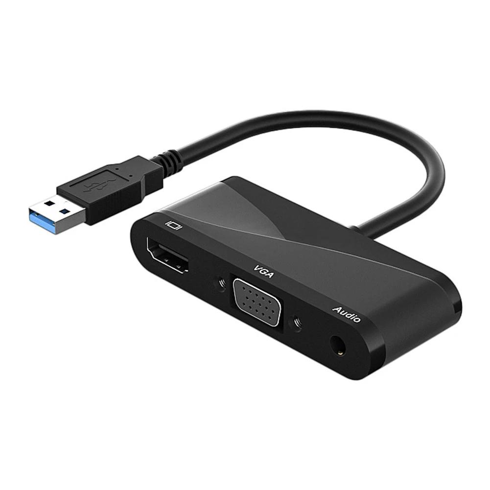 3 in 1 Ƽ ÷ , USB 3.0 VGA HDMI ȣȯ   